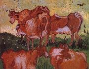 Cows (nn04) Vincent Van Gogh